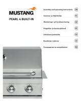 Mustang Gas grill Pearl 4 built-in Bruksanvisning