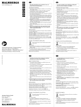 Malmbergs MD-991 6w Led Light Light White Användarmanual