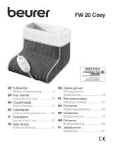 Beurer FW 20 Cosy Foot Warmer Användarmanual