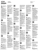 STIHL AP 500 S Pouch Cell Battery Användarmanual
