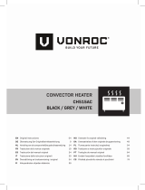 Vonroc CH515AC Convector Heater Användarmanual