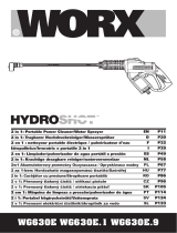 Worx WG630E HydroShot 2 In 1 Portable Power Cleaner or Water Sprayer Användarmanual