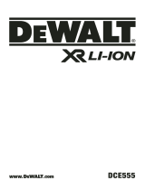 DeWalt DCE555N-XJ 18V Li-Ion XR Brushless Electric Drywall Cut-out Tool Användarmanual