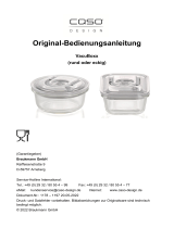 Caso Design CASO vacuum freshness container round Bruksanvisningar