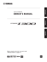 Yamaha PSR-I300 Bruksanvisning