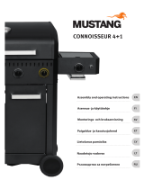 Mustang Gas grill Connoisseur 4+1 Bruksanvisning