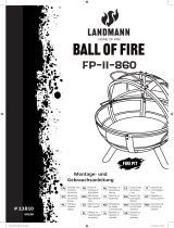 LANDMANN Feuerkorb "Ball of Fire", 89,5 x 79,5 cm Bruksanvisningar