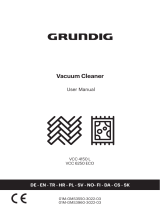 Grundig VCC 4150 L Vacuum Cleaner Användarmanual