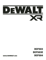 DeWalt DCF503 XR 3 by 8 Inch Open Head Ratchet Användarmanual