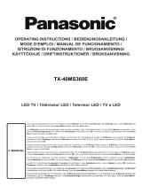 Panasonic TX40MS360E Snabbstartsguide