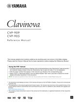 Yamaha CVP-909 Referens guide
