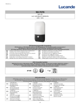 Lucande 9617078 Bazilea LED Sensor Outdoor Wall Light Användarmanual