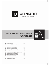 Vonroc VC504AC Wet and Dry Vacuum Cleaner Användarmanual