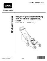 Toro 53cm Heavy-Duty Recycler/Rear Bagger Lawn Mower Användarmanual