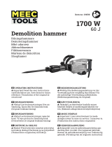 Meec tools 011639 1700W Demolition Hammer Användarmanual
