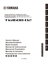 Yamaha Tio1608 Bruksanvisning