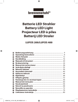 Brennenstuhl Battery LED Light LUFOS 400 with infrared motion detector IP44 440lm Användarmanual