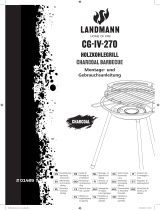 LANDMANN Holzkohle-Rundgrill, "CG-IV-270", 45,5cm, Schwarz Bruksanvisningar