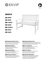 EKVIP 022273 Bench Användarmanual