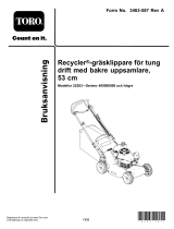 Toro 53cm Heavy-Duty Recycler/Rear Bagger Lawn Mower Användarmanual