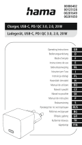 Hama 00086402 20W USB C Charger Användarmanual