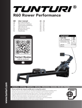 Tunturi Performance R60 Rowing Machine Användarmanual