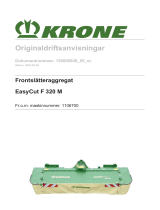 Krone BA EasyCut F 320 M Bruksanvisningar