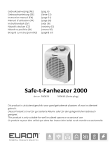 Eurom Safe-t-Fanheater 2000 Bruksanvisning