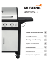 Mustang Gas grill Monterey 4+1 SST Bruksanvisning