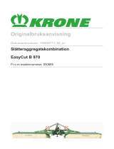 Krone BA EasyCut B 970 Bruksanvisningar