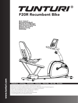 Tunturi F20R Recumbent Bike Competence Användarmanual