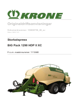 Krone BA BiG Pack 1290 HDP II XC Bruksanvisningar