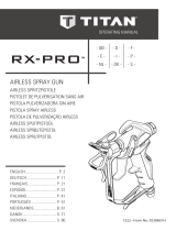Titan RX-Pro Airless Spray Gun Användarmanual