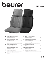 Beurer MG 330 Shiatsu Massage Seat Cover Användarmanual
