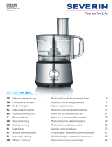 SEVERIN KM 3892 Multifunctional Food Processor Användarmanual