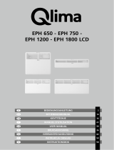 QLIMA EPH1200LCD Användarmanual