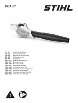 STIHL BGA 57 Cordless Handheld Blower Användarguide