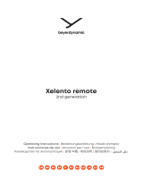 Beyerdynamic 2nd Generation Xelento Remote Användarmanual