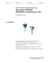 Endres+Hauser KA Micropilot FMR60B PROFINET Short Instruction