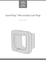 SURE petcare SUR001 SureFlap Microchip Cat Flap Användarguide