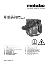 Metabo AS 18 L PC Compact Bruksanvisningar
