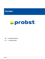 probst TSZ-MAXI Användarmanual