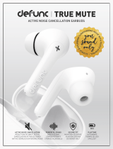 defunc True Mute Active Noise Cancellation Earbuds Användarmanual