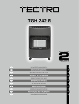 Tectro TGH 242 R Gas Room Heater Användarmanual