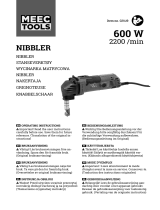 Meec tools 021419 600 W 2200 /min Nibbler Användarmanual
