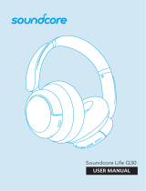 Soundcore Life Q30 Hybrid Active Noise Cancelling Headphones Användarmanual