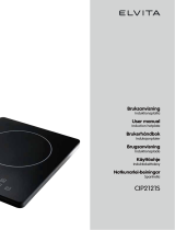 elvita CIP2121S Induction Hotplate Användarmanual