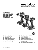 Metabo SB 18 LT BL SE Cordless Drill and Screwdriver Användarmanual