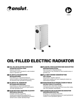 Anslut 014811 Oil Filled Electric Radiator Användarmanual