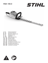 STIHL HSA 100 Cordless Hedge Trimmer Användarmanual